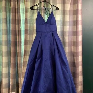 Dress blue ball gown style